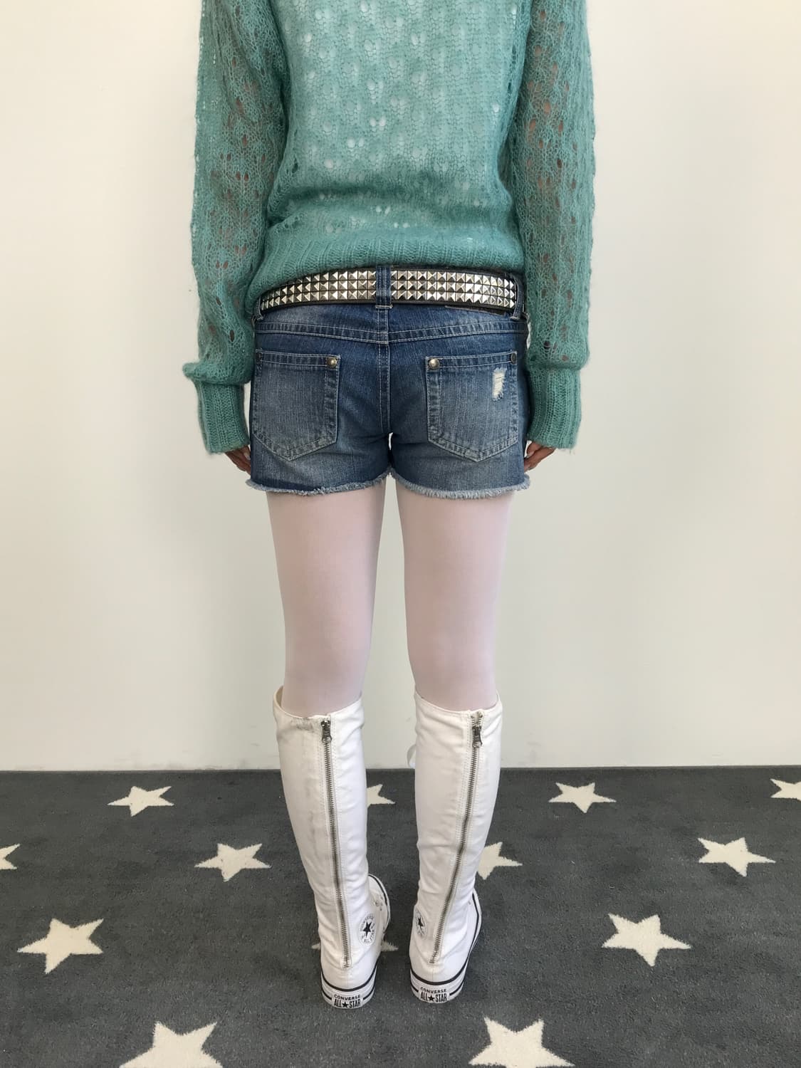 Jpn Y2k Denim mini pants 상품이미지4