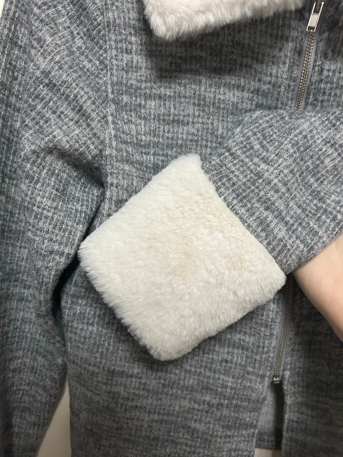 퍼 집업 가디건 상품이미지3