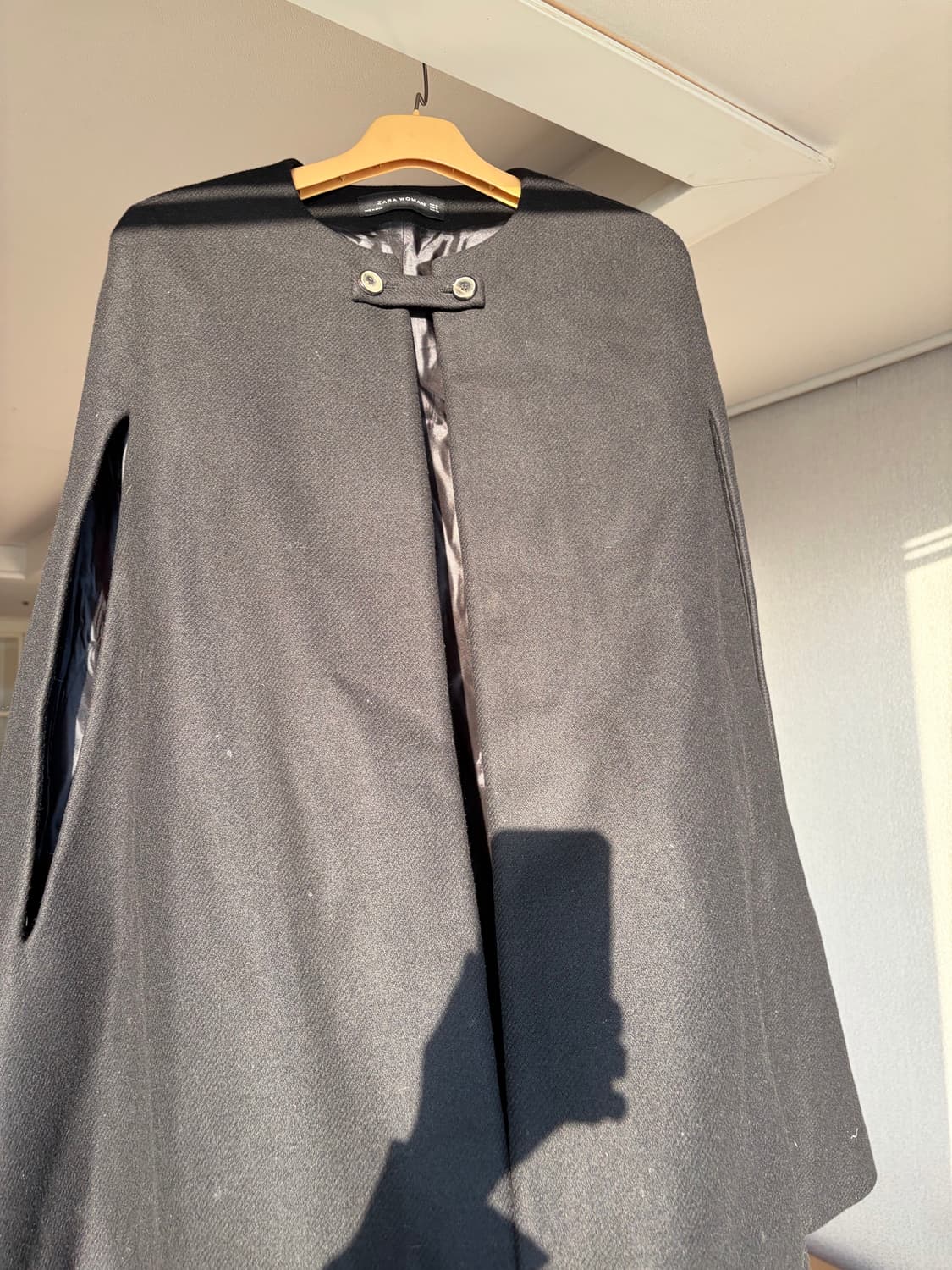 자라 케이프 코트 망토 스페인생산 상품이미지4