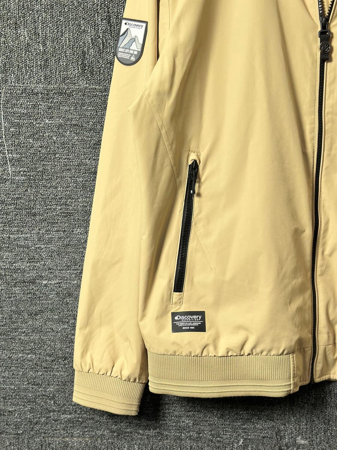 디스커버리 경량 봄버 자켓 베이지 105 상품이미지4