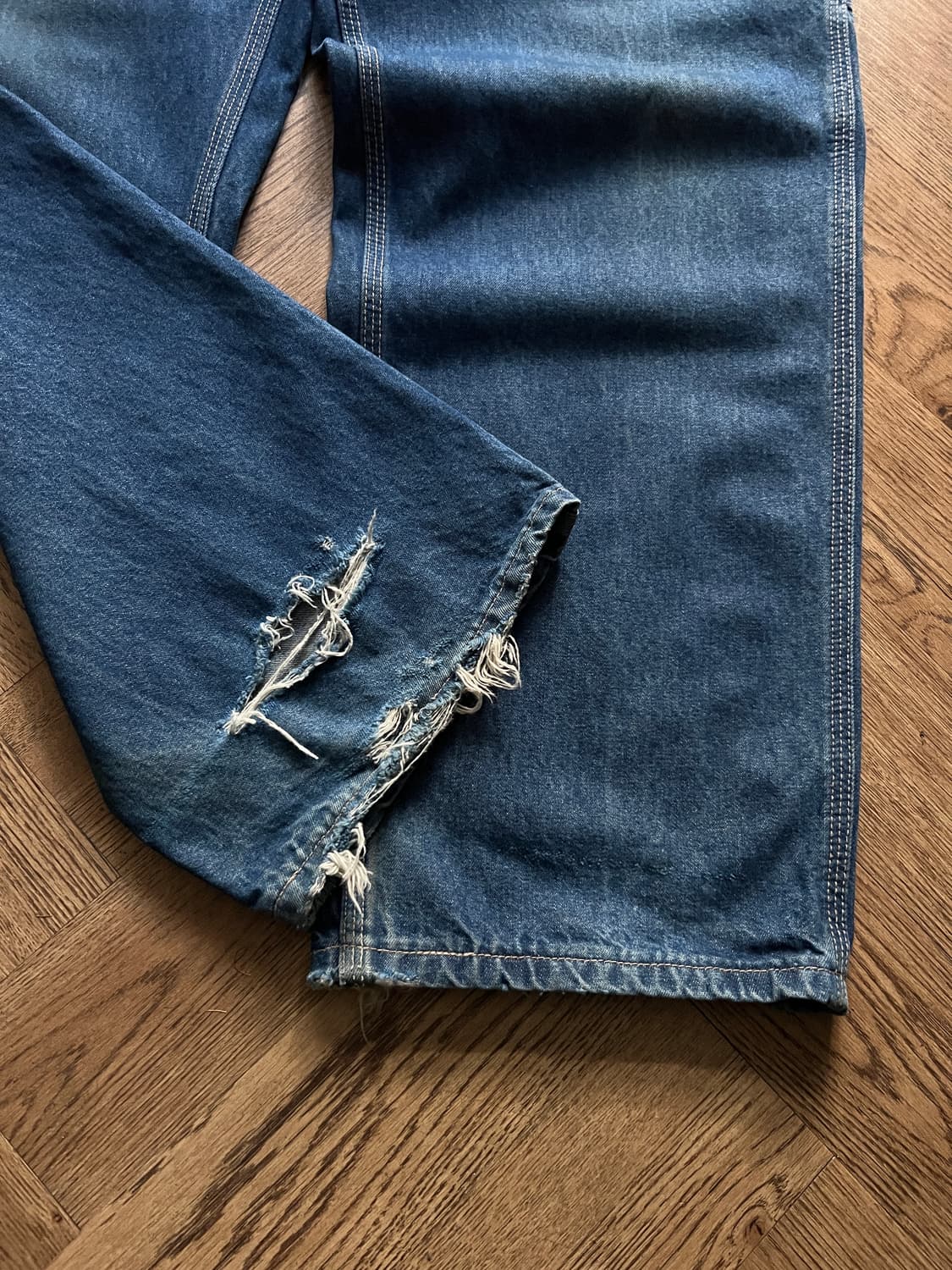 [36]칼하트FR USA 싱글니 카펜터 워크 데님 팬츠 상품이미지3