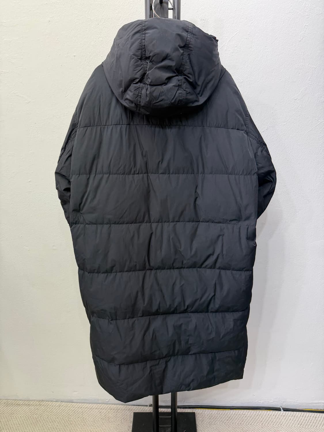 정품) 타임 한섬 여성 블랙 후드 패딩 82F 상품이미지5