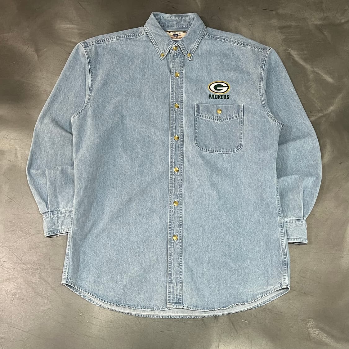  리 자수 데님 셔츠 y16134 상품이미지1