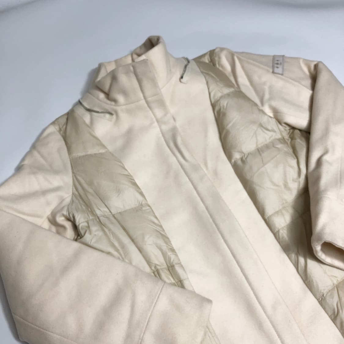 타트라스 패딩 믹스 하프 코트  상품이미지5