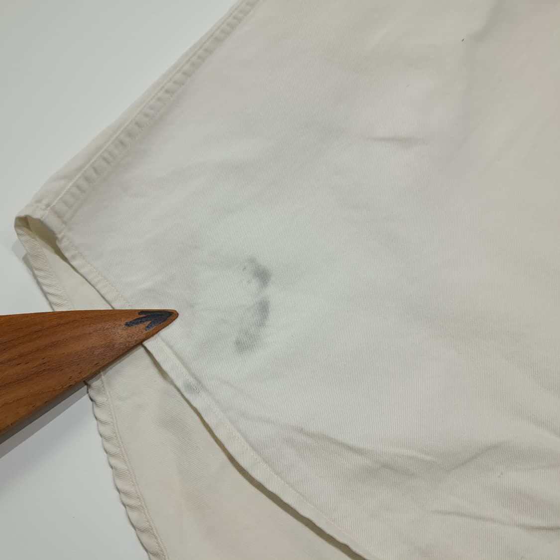 CL581 XL 할리데이비슨 00s 홍콩판 코튼 아이보리 셔츠 상품이미지4