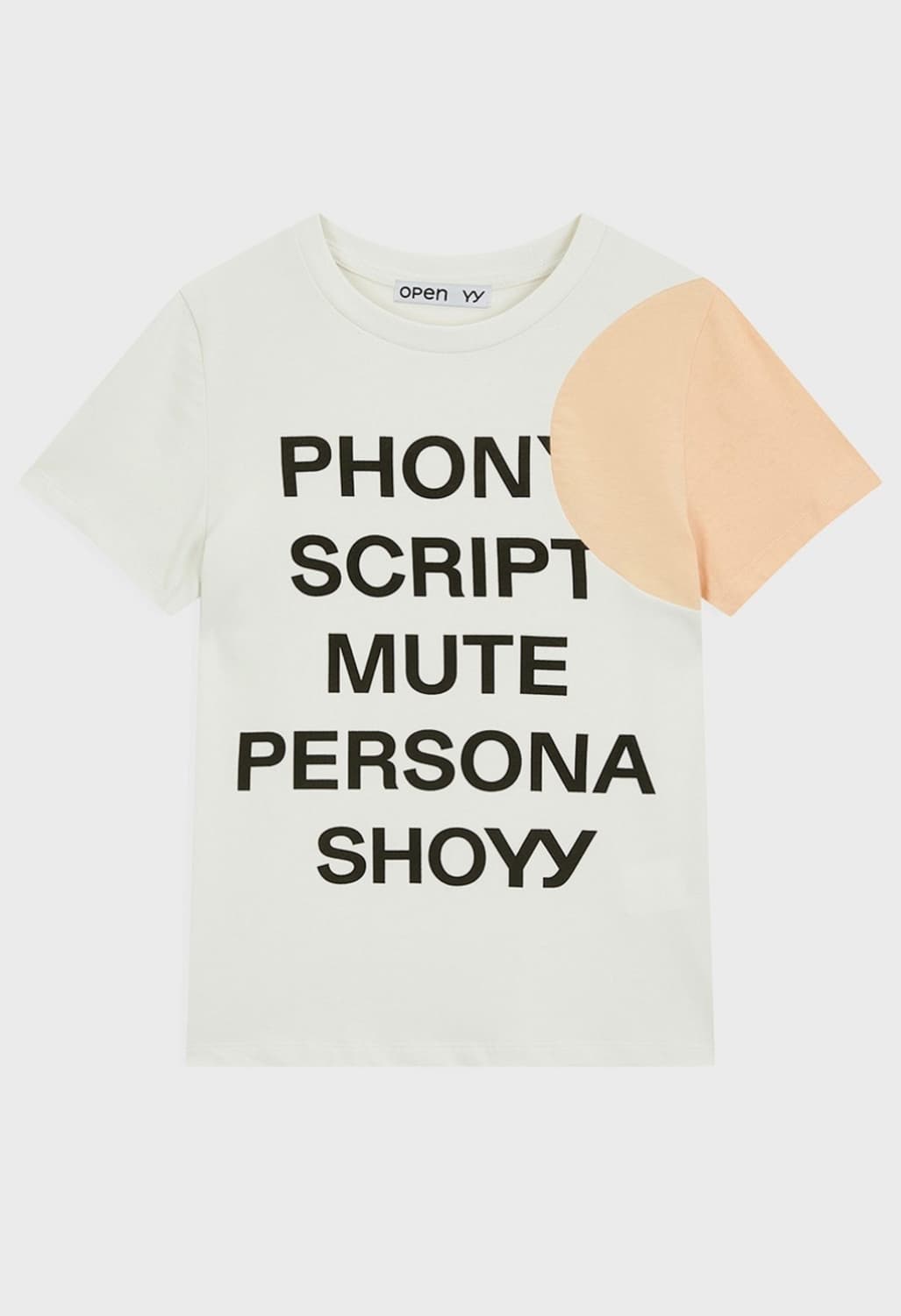 오픈와이와이 dot typo tee 도트 타이포 티 화이트 M 상품이미지1