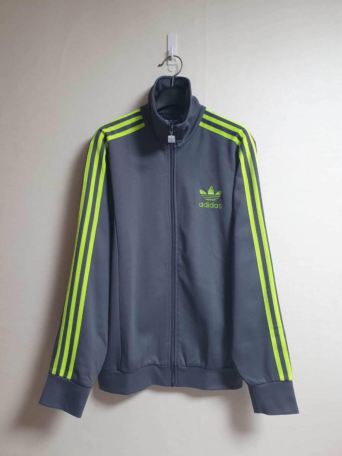 아디다스 져지 유로파 트랙탑 그레이 라임 100 상품이미지1