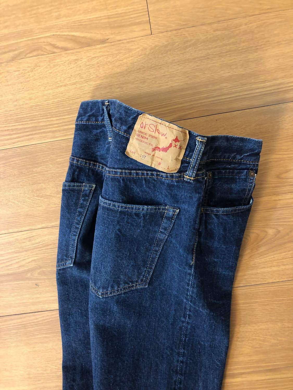 오어슬로우 107 데님 팬츠 상품이미지6