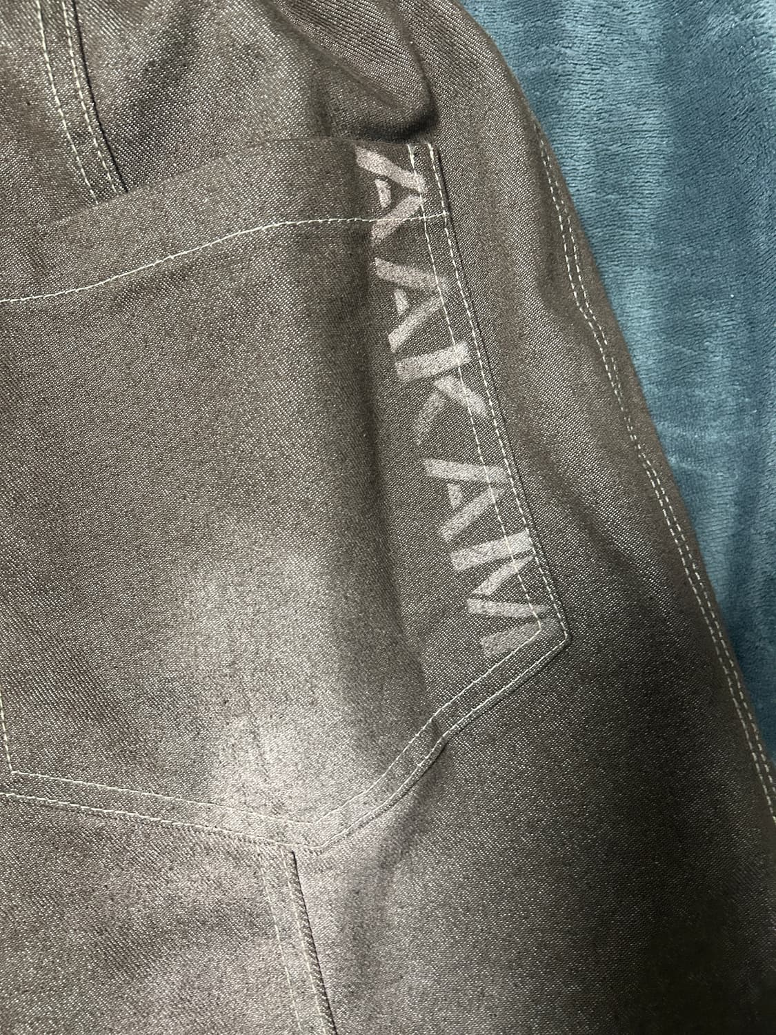 아캄 스프레이드 데님 팬츠 브라운 상품이미지7