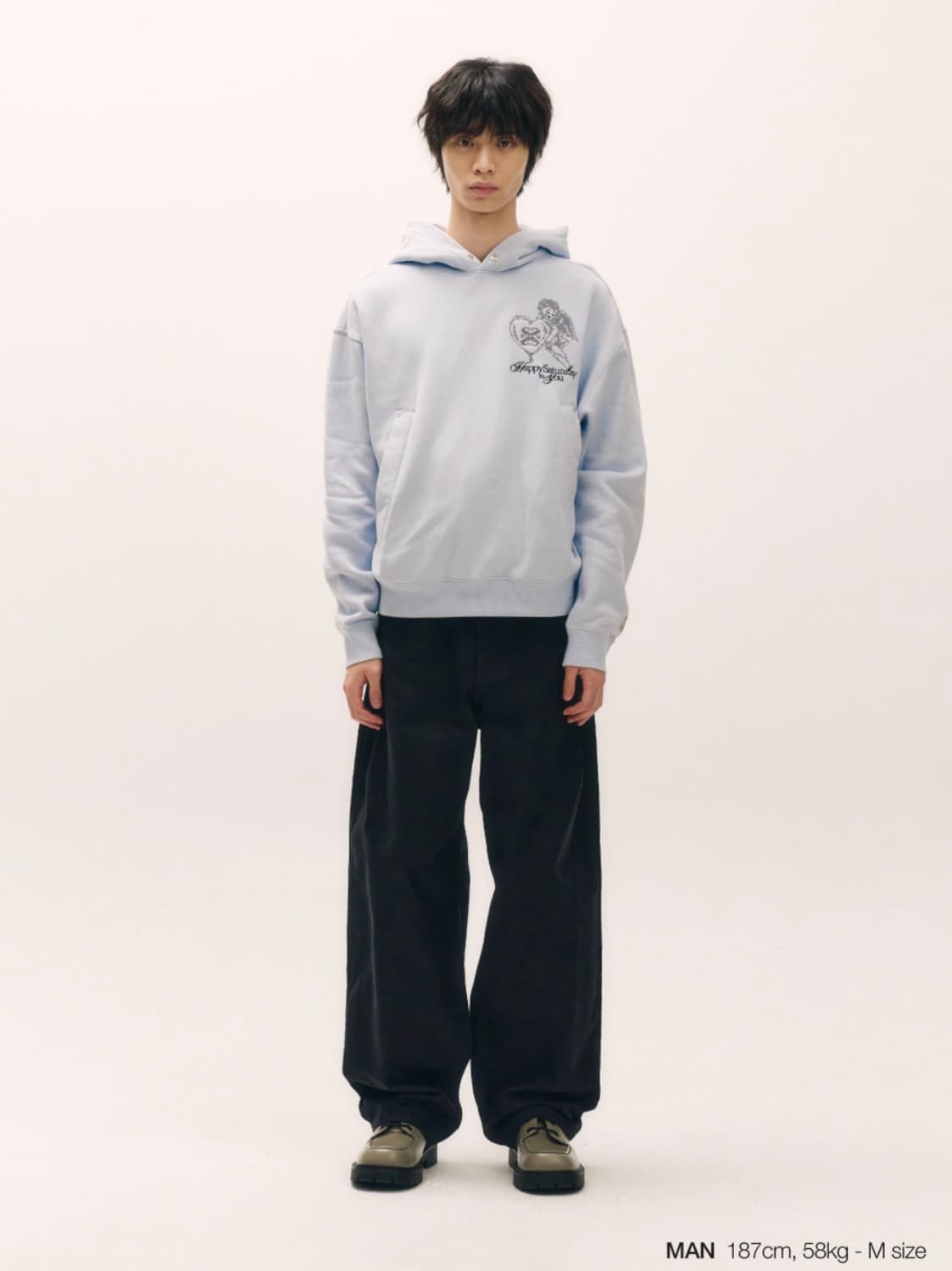 세터 와이드 커브드 치노 팬츠 블랙(S) 르아르애습벨리에미세키서울파브레가 상품이미지4