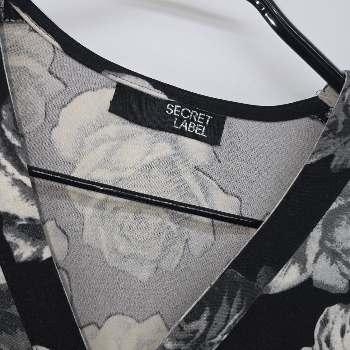 시크릿라벨 장미 패턴 블라우스 상품이미지3