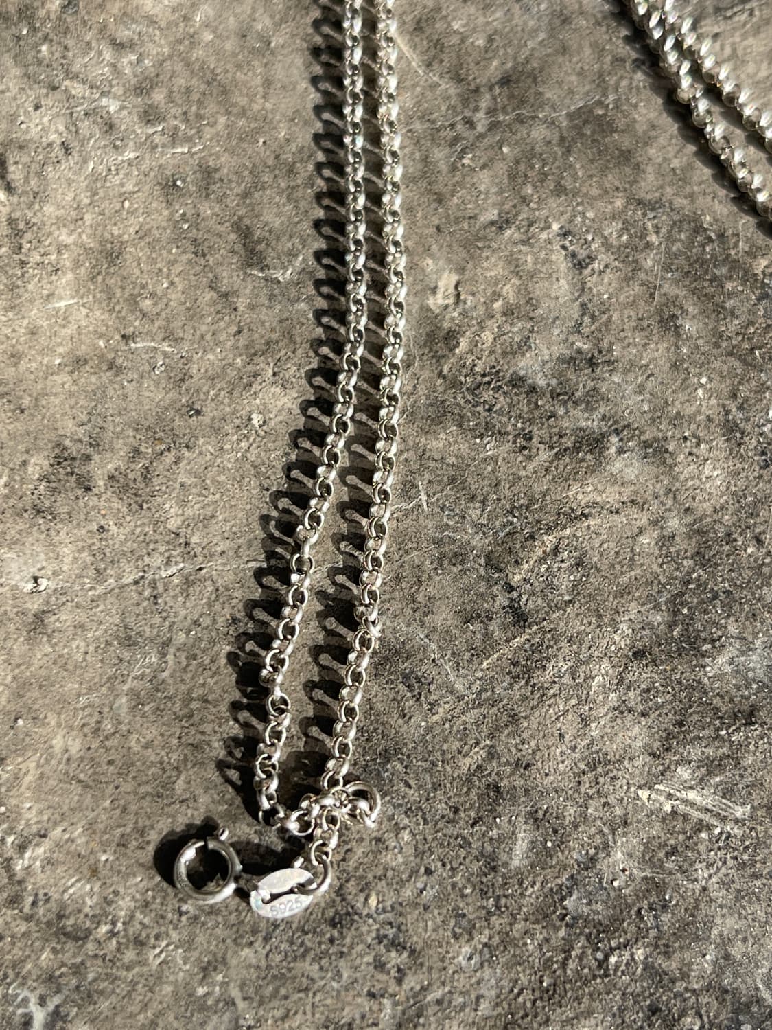 (925 Silver) 빈티지 마리아 목걸이  상품이미지4