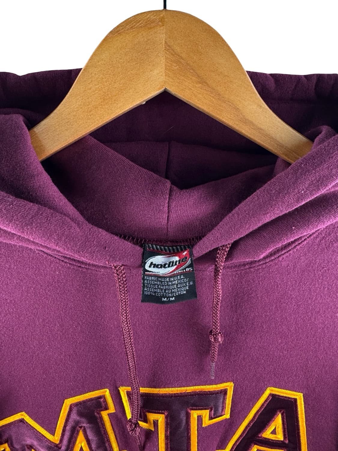 USA Hotline 버건디 후드티 2940 상품이미지3