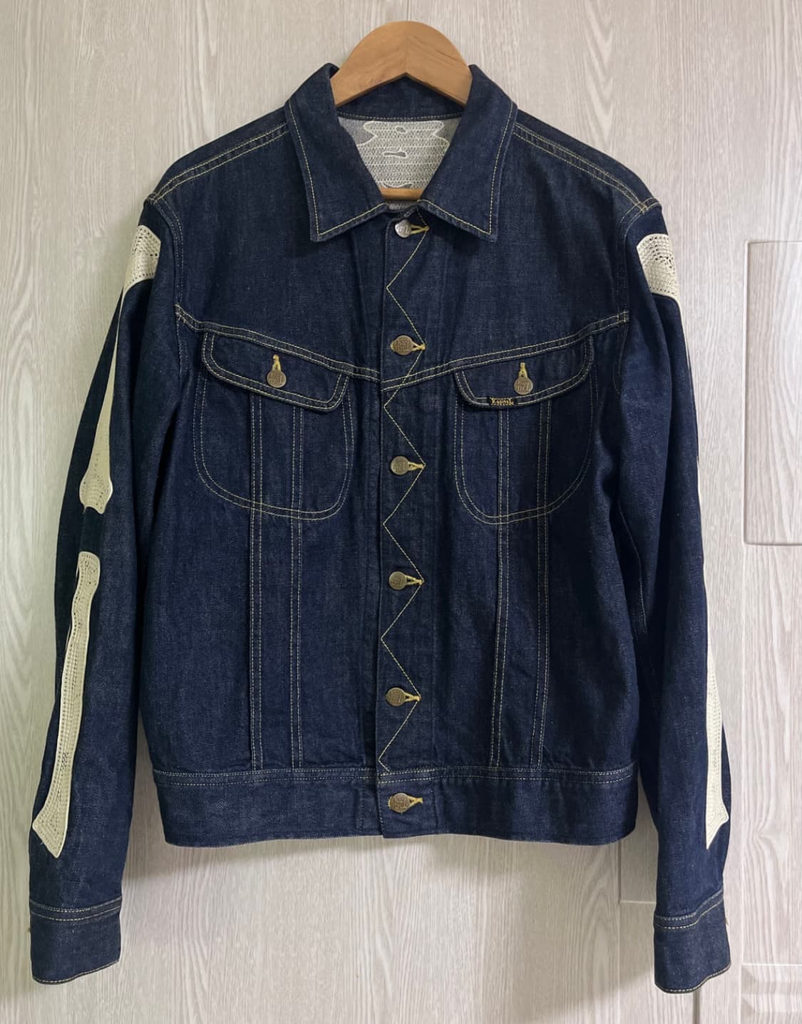 캐피탈 데님 본 자켓 인디고 상품이미지3