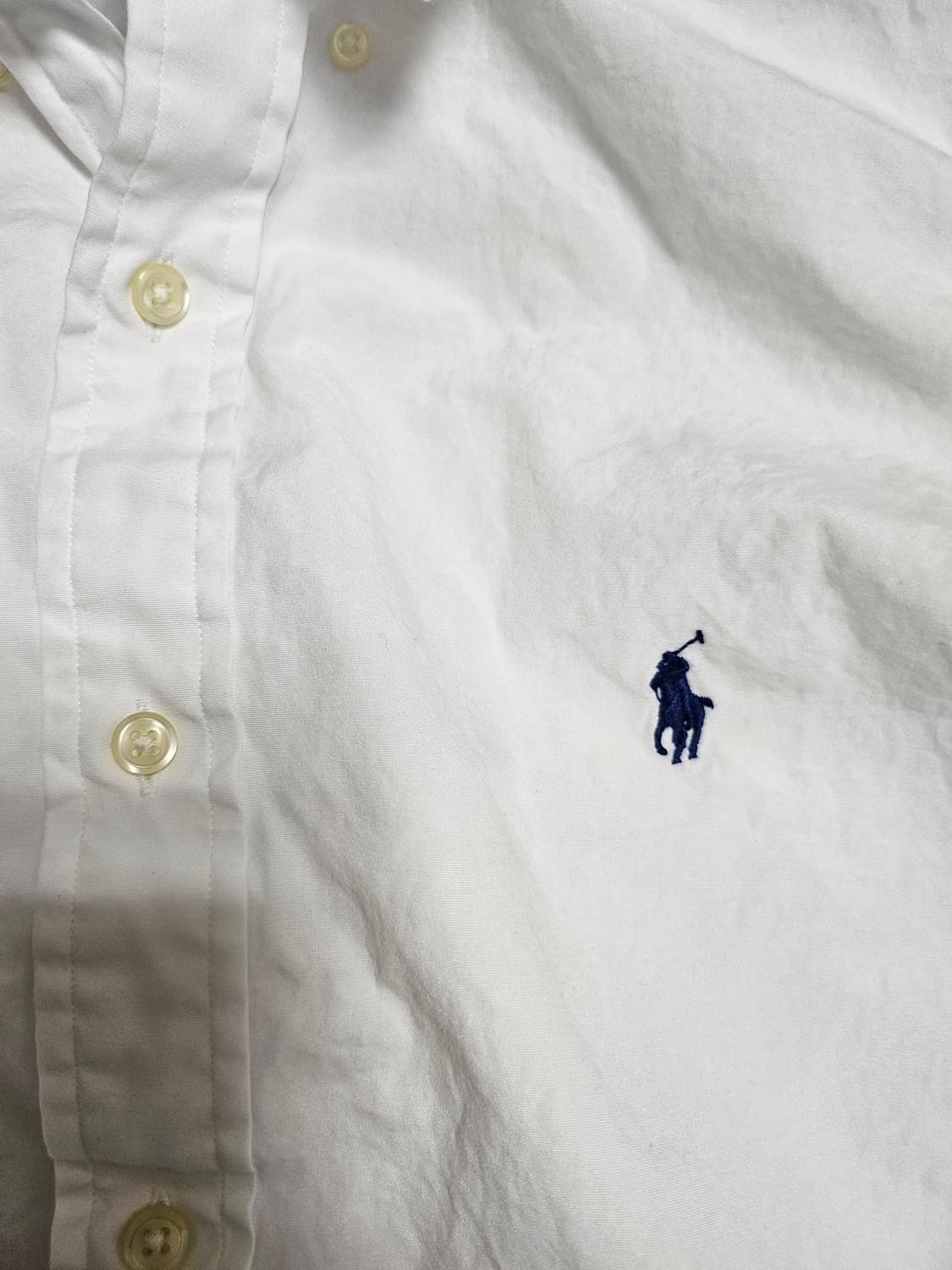 폴로 랄프로렌 화이트 긴팔 셔츠XL 상품이미지2