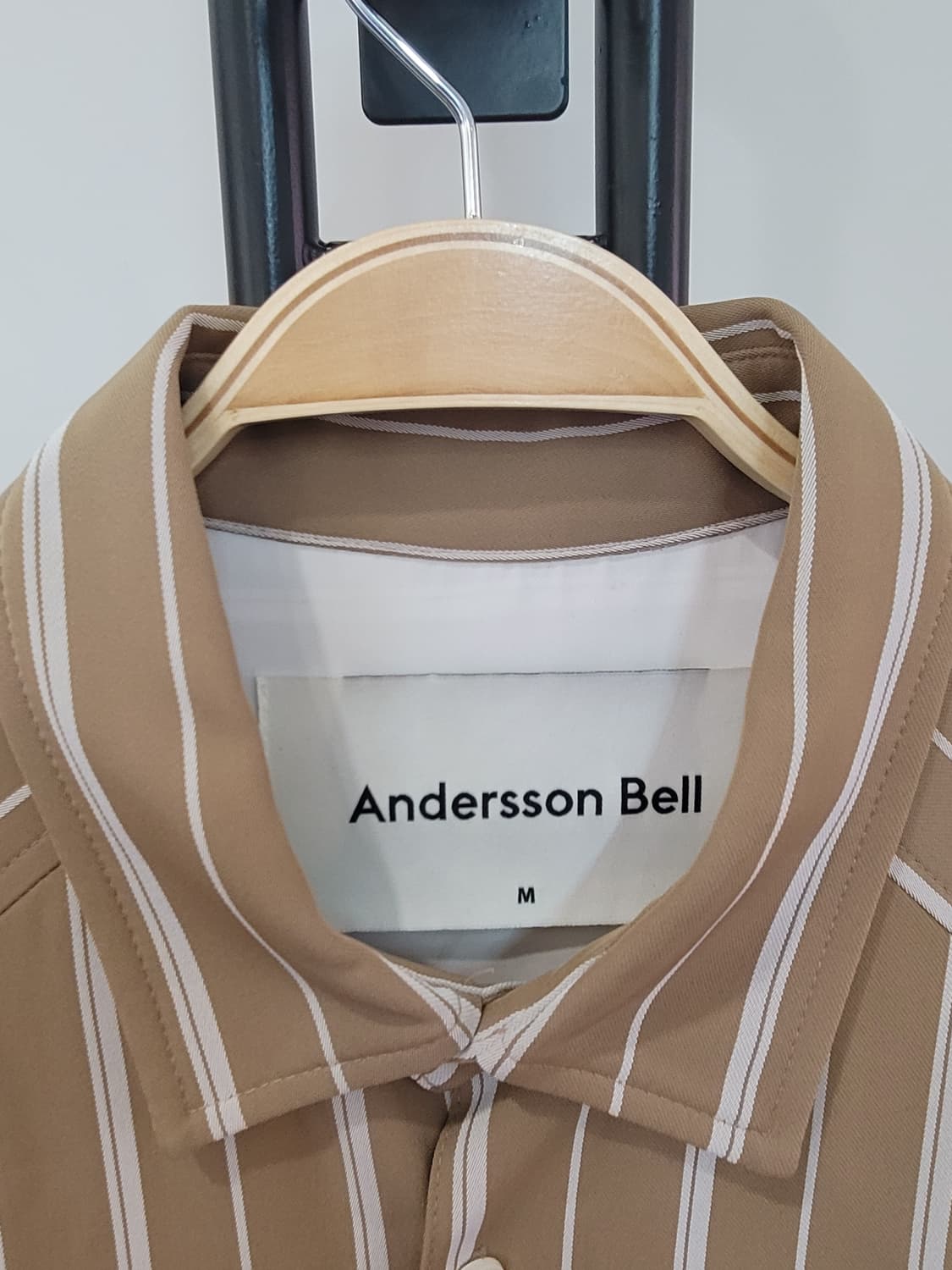 앤더슨벨 그레이엄 더블 레이어드 스트라이프 셔츠 M사이즈 상품이미지4