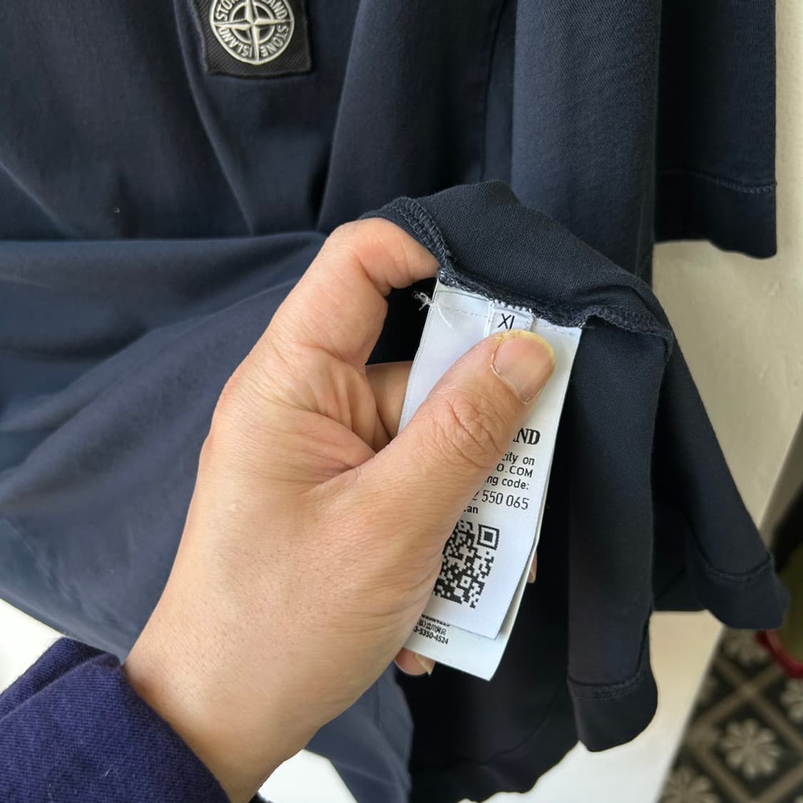 16647 - 스톤아일랜드 로고 패치 반팔 티셔츠 상품이미지3