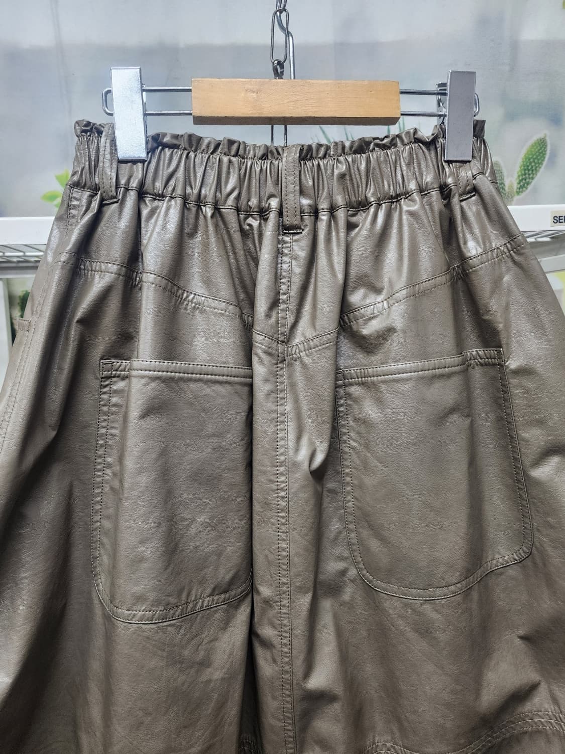 비이커 롱스커트 24 페이크 레드 밴딩 여성치마 AD47 상품이미지4