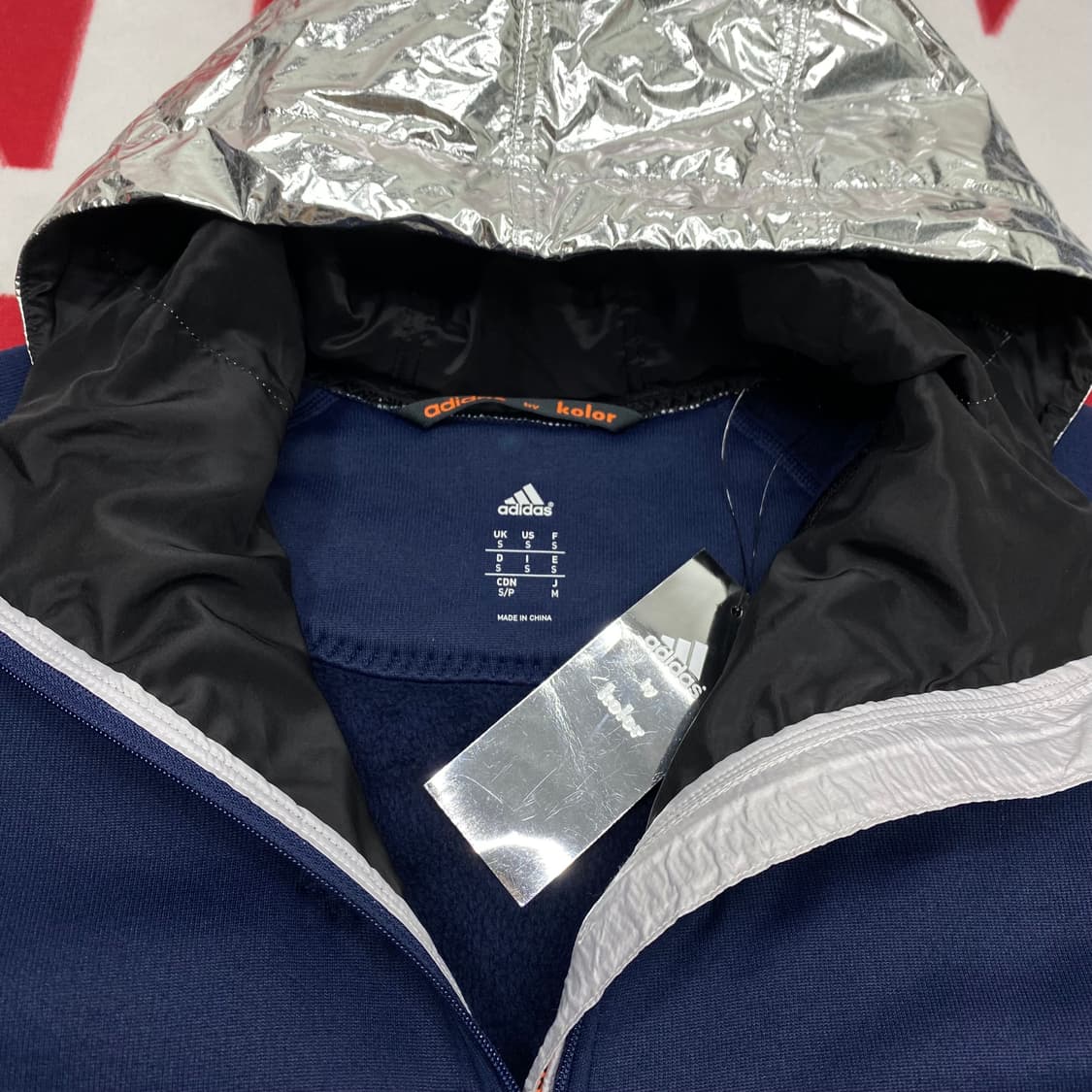 아디다스 x 컬러 후드집업 S 상품이미지3