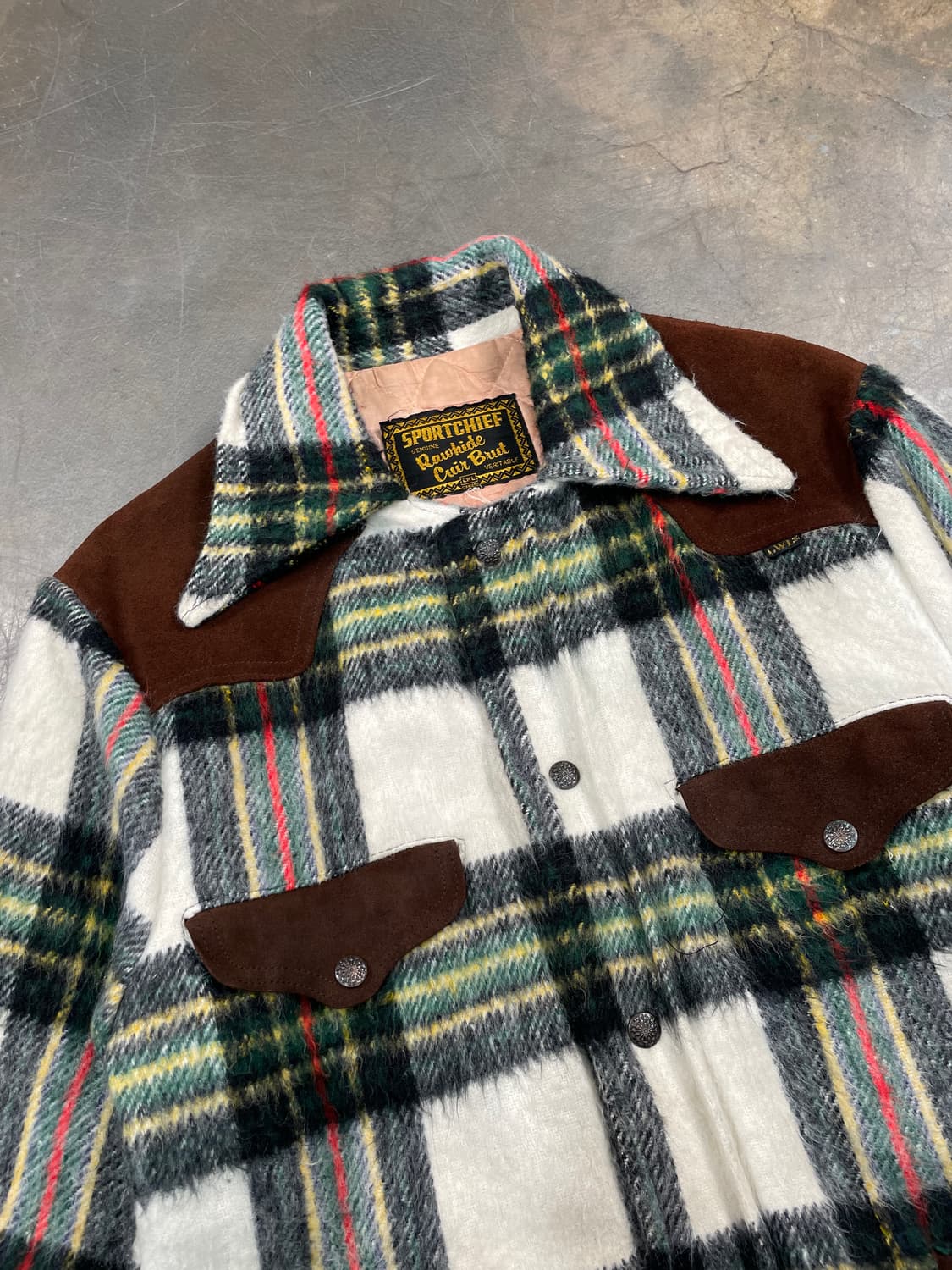 빈티지 럼버잭 퍼 셔츠 자켓 상품이미지3