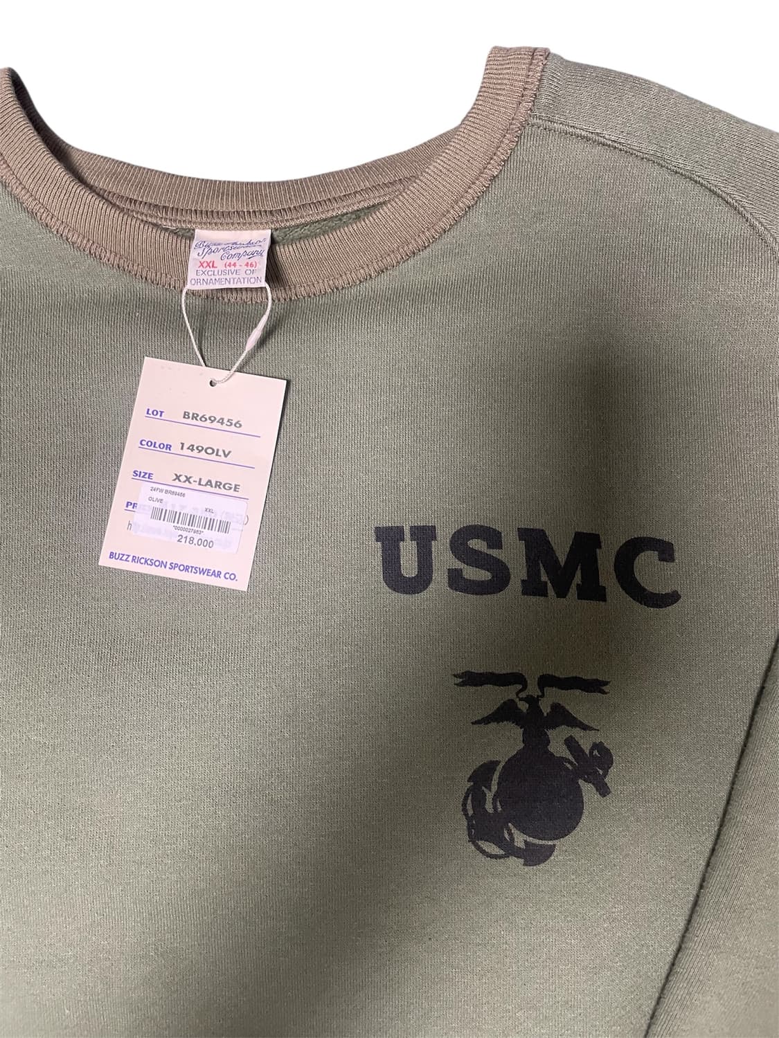 버즈릭슨 USMC 미해병대 스웻셔츠 / XXL 상품이미지3