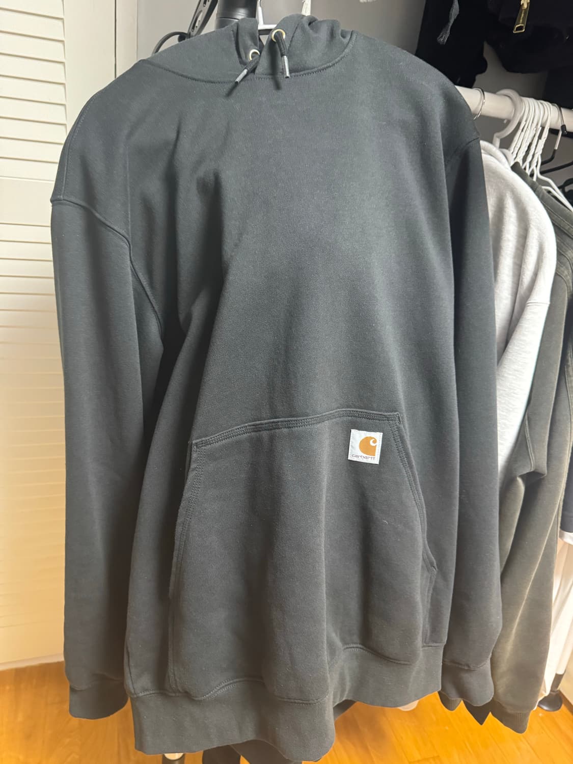 칼하트 블랙 후드티 L 상품이미지2