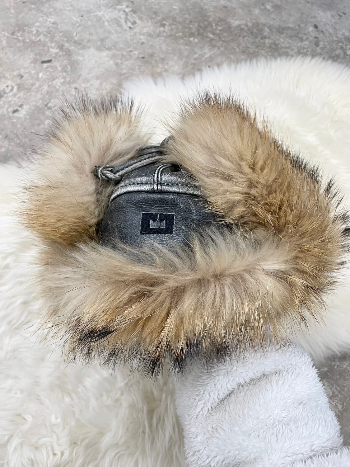 리얼 양가죽 바이커 트루퍼햇*레어 상품이미지8