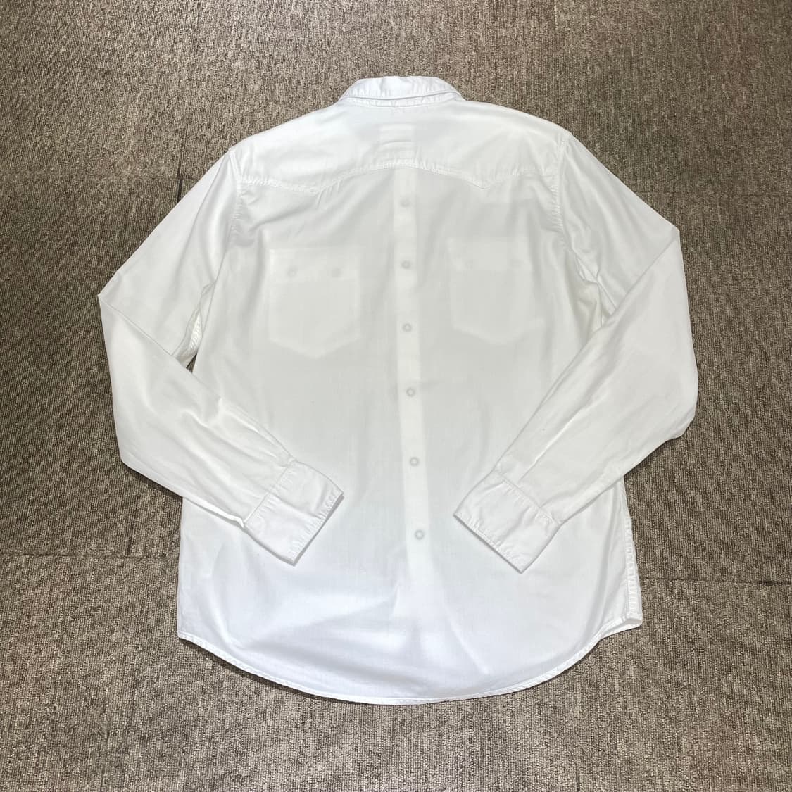 (M) Levi's 리바이스 웨스턴 셔츠 화이트 상품이미지5