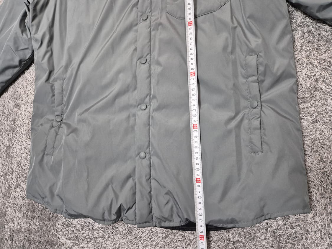 지오다노 남성 오버핏 경량 패딩 셔켓 L 상품이미지9