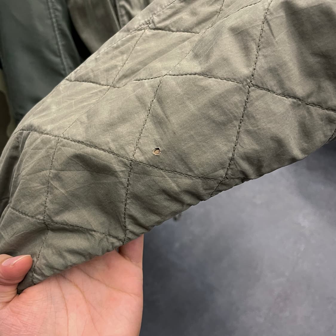 90s 폴로 랄프로렌 퀼팅 후드 탈부착 유틸리티 포켓 거너 자켓 상품이미지9