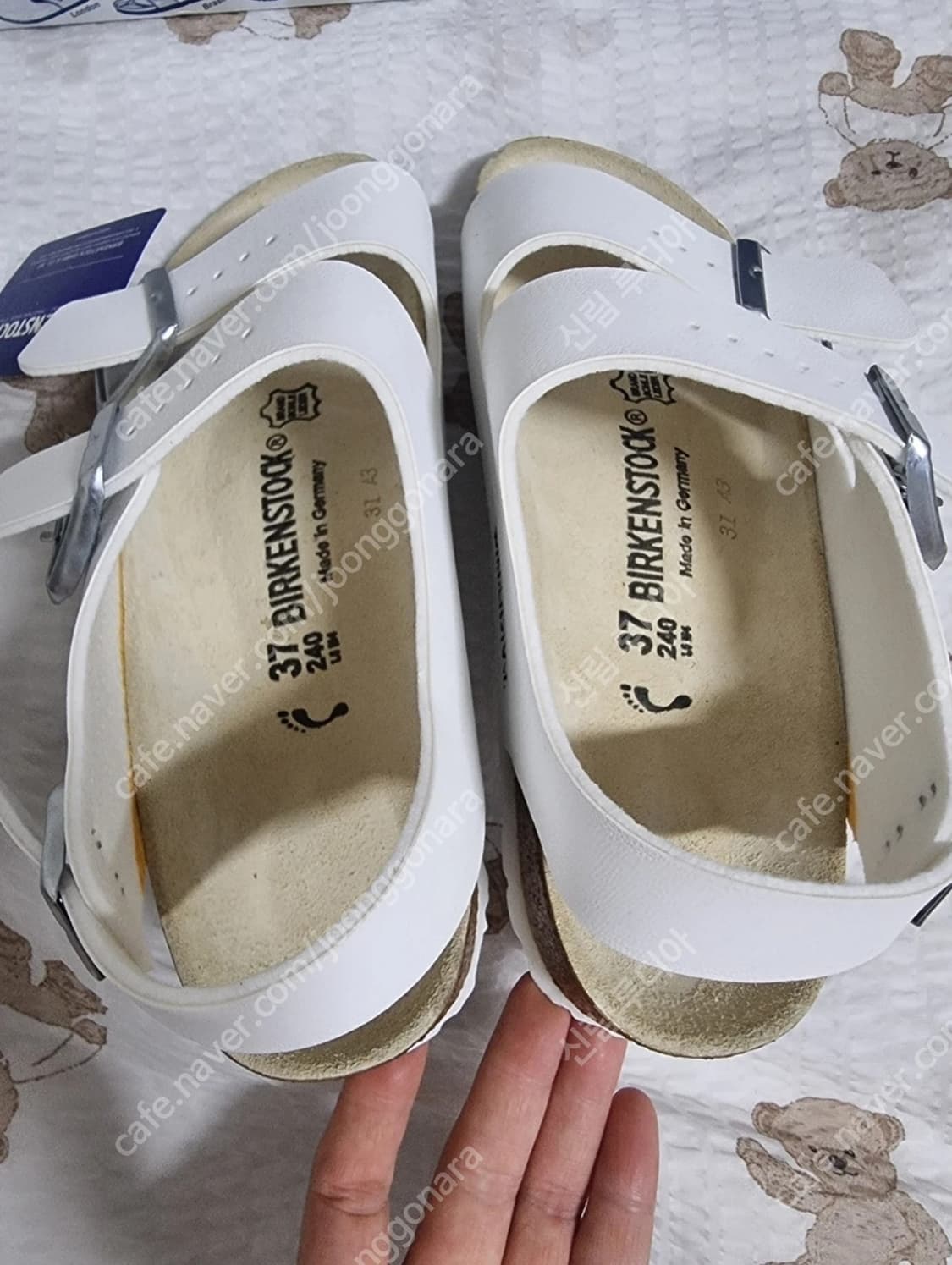 버켄스탁 밀라노 화이트 샌들 37사이즈 새제품 상품이미지4