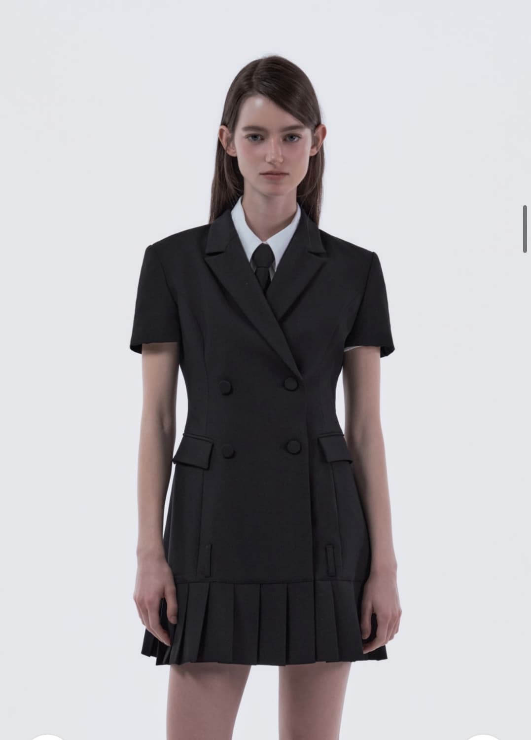 마우솔레움 Jenn Pleated Half-Sleeve Suit Jack 상품이미지2