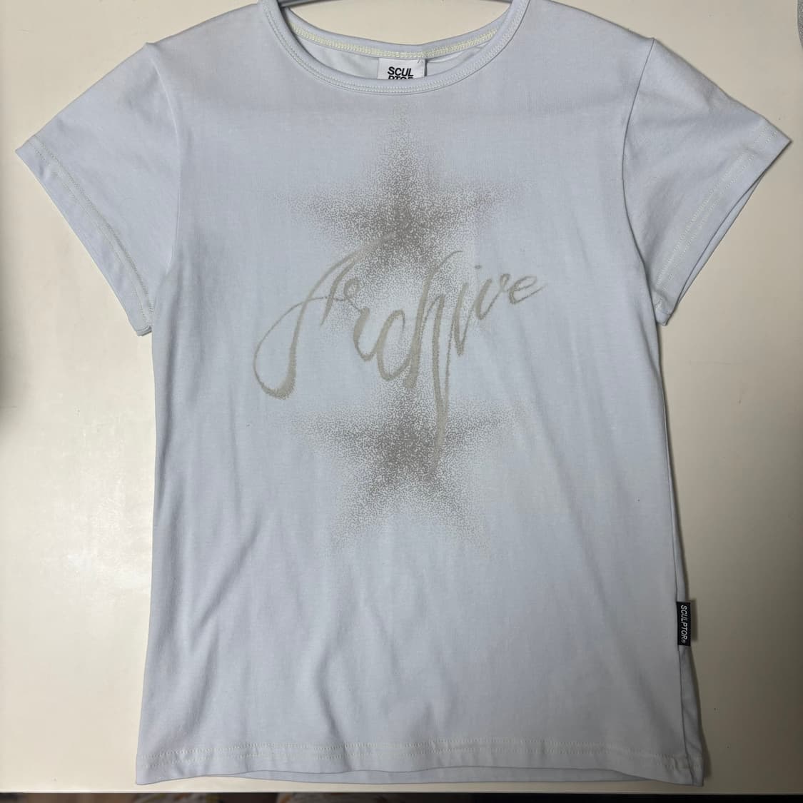 스컬프터 반팔티 Anew Archive Tee Ice Gray M사이즈 상품이미지6