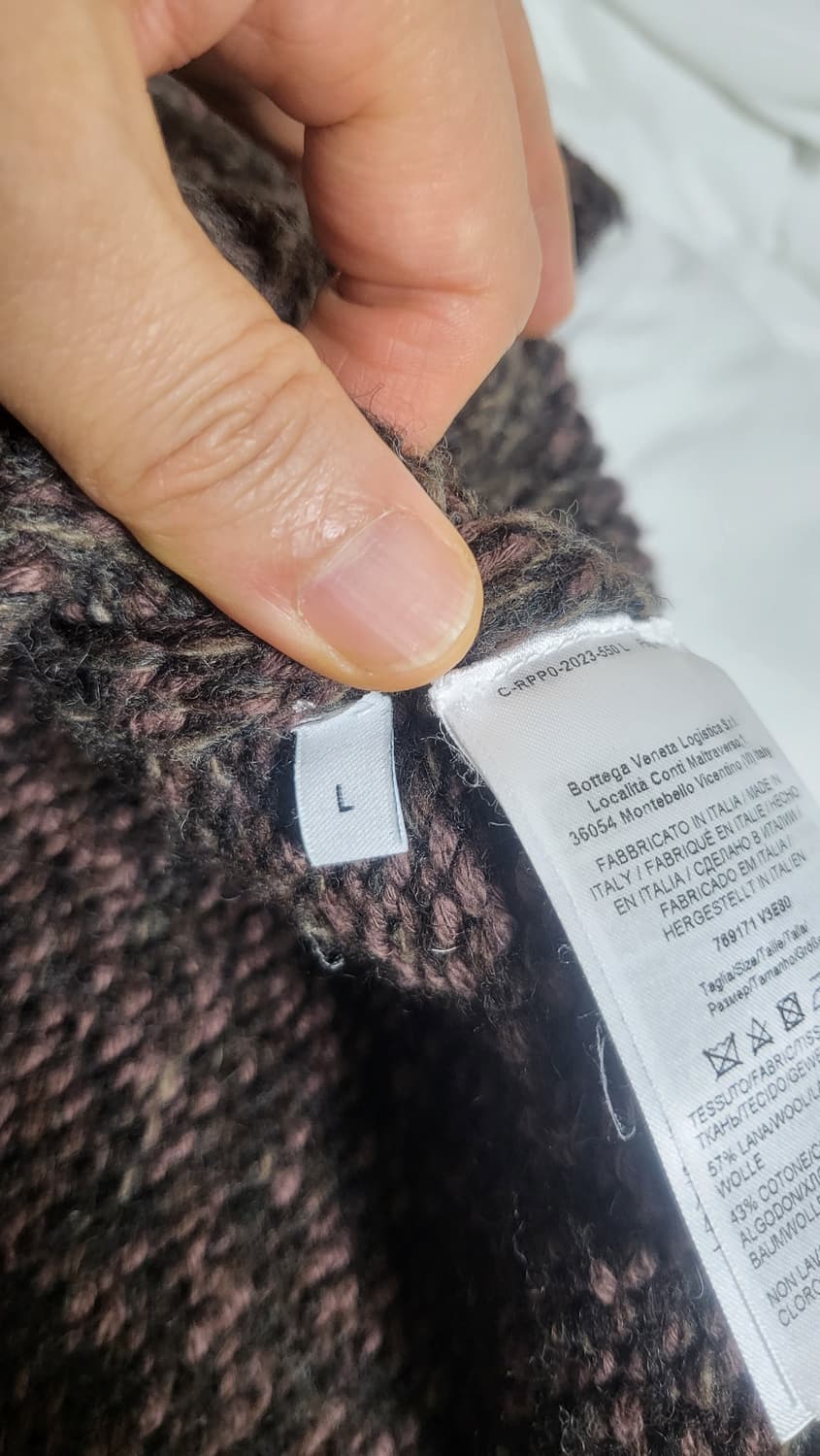 보테가 베네타 믹스 울 그래픽 니트 상품이미지7