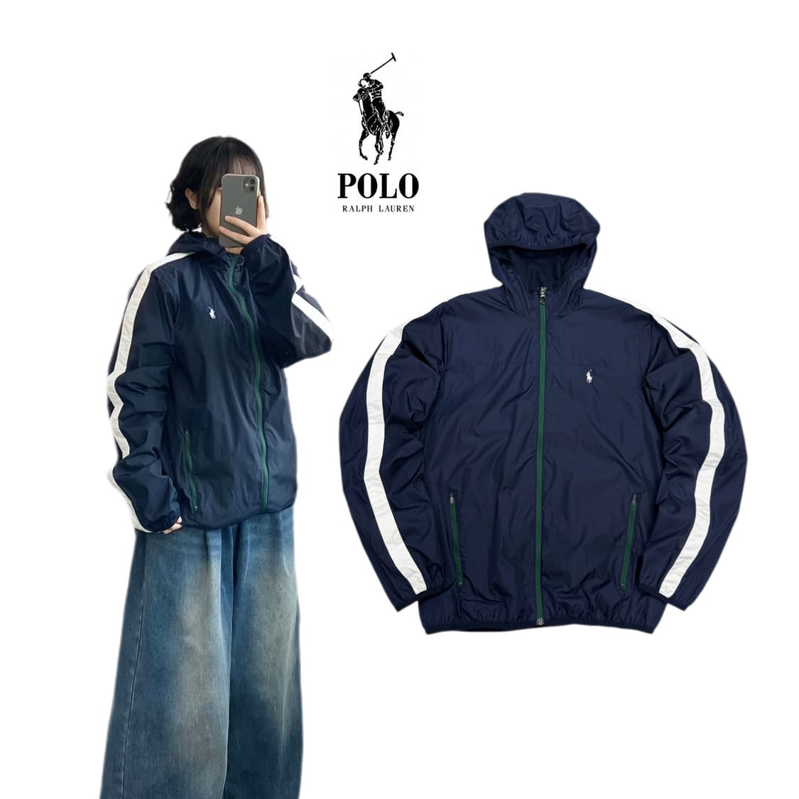 폴로 포니 풀오버 바람막이 자켓 상품이미지1