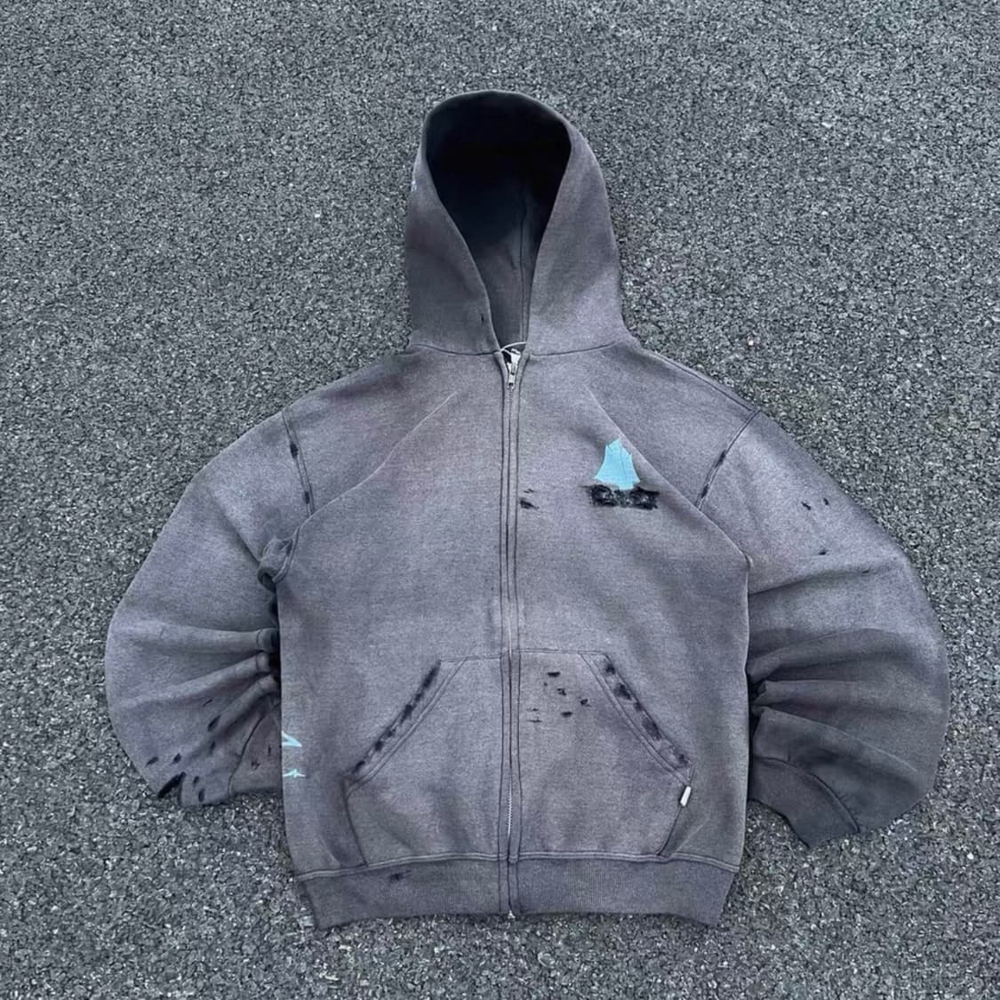 빈티지 Russell Faded Zip-up Hoodie 상품이미지1