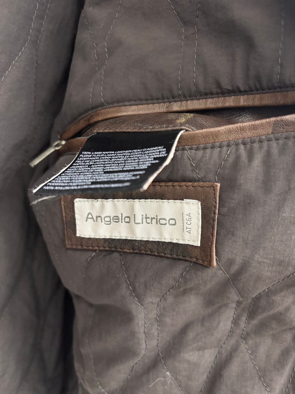 안젤로 리트리코 Angelo Litrico 레더 자켓 상품이미지4