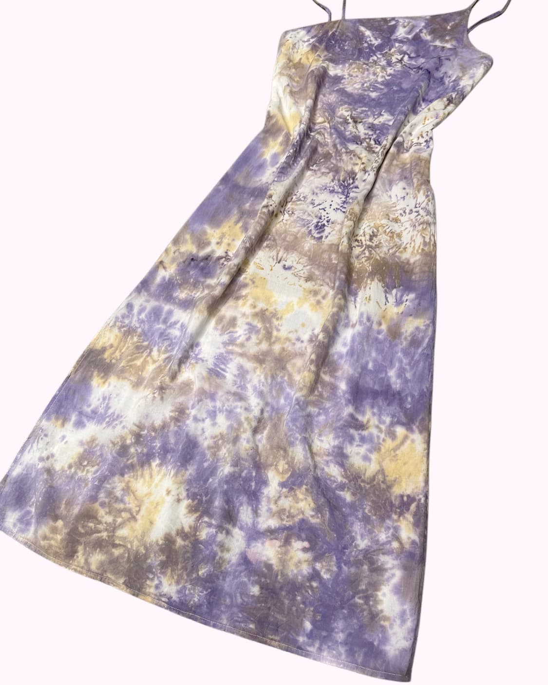 purple tie-dye unbalance dress 상품이미지3