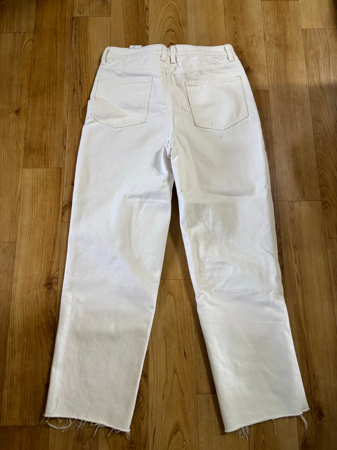 Eql essential 화이트 데님팬츠 상품이미지2