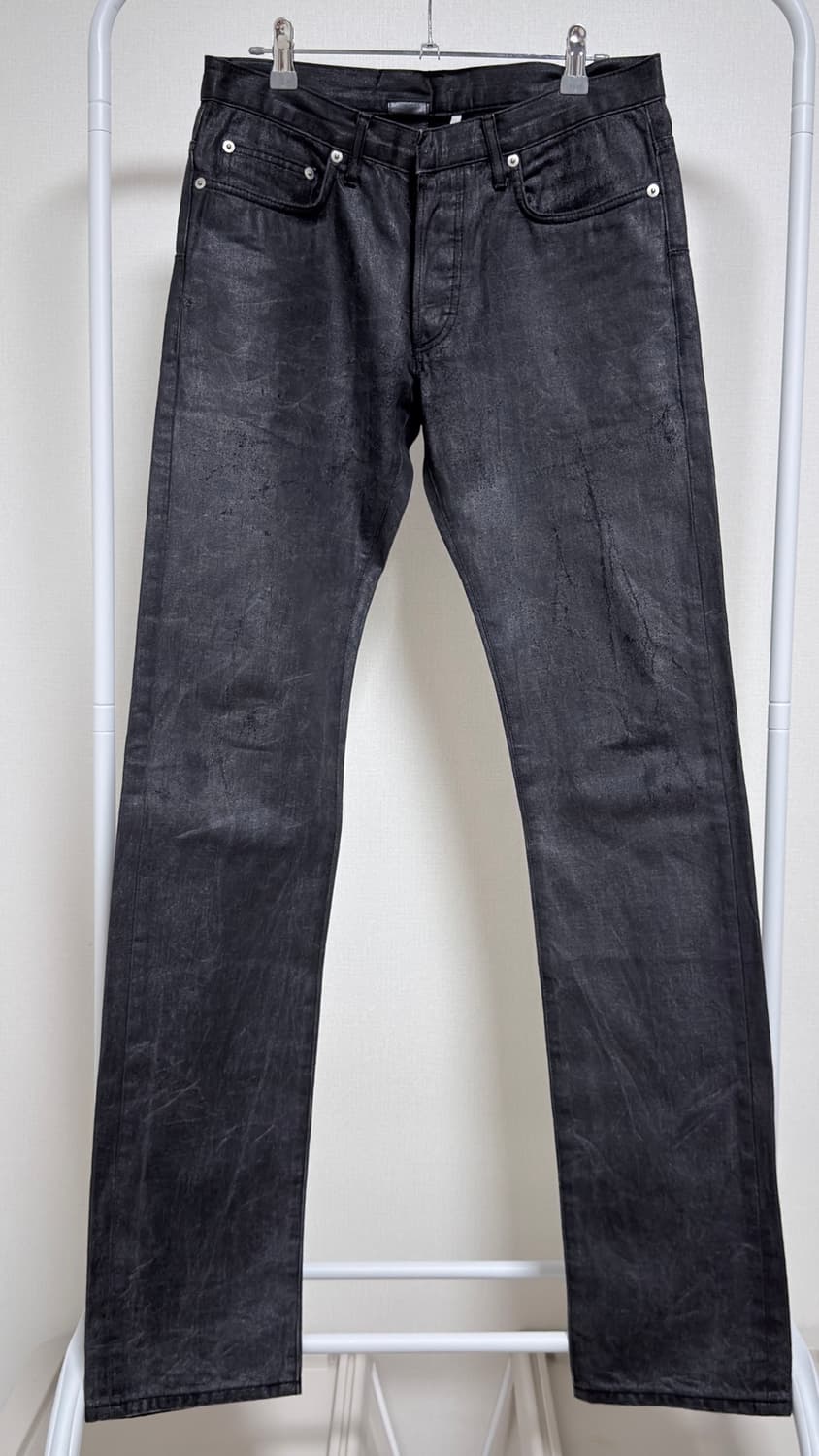 Dior Homme 07aw 인디고 블랙 코팅 진 31 상품이미지1