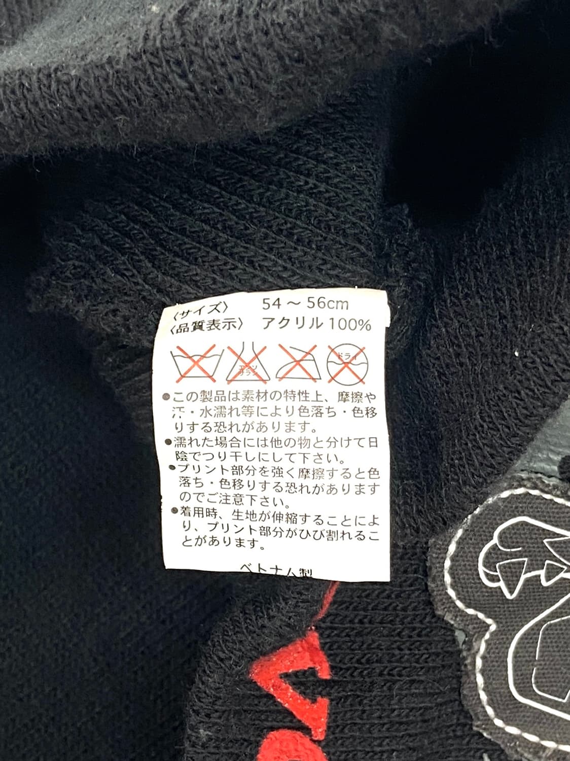 Y2K 그래픽 패치 비니 상품이미지9