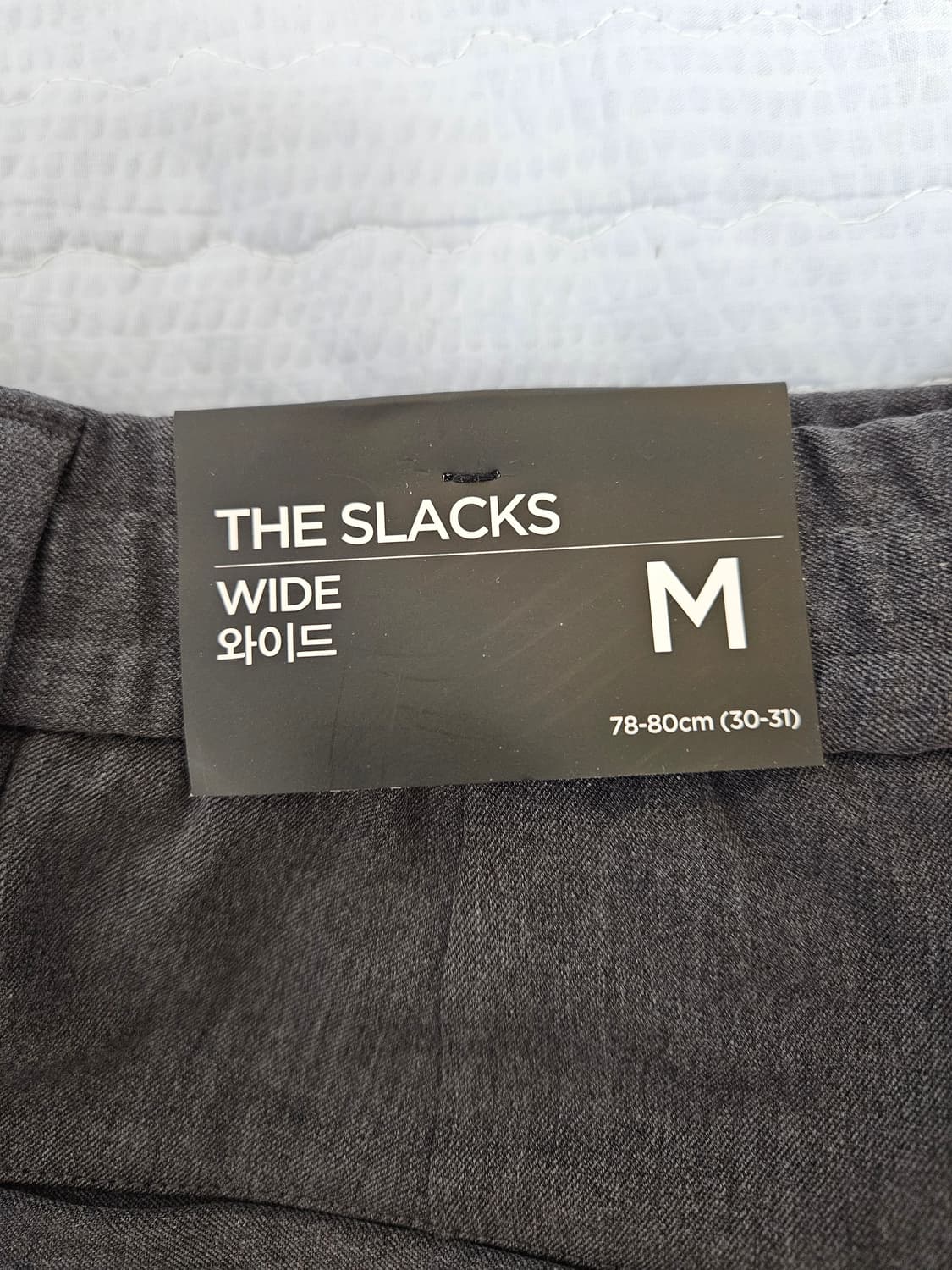 [새상품] 에잇세컨즈 와이드 원턱 그레이 슬랙스 30 31 상품이미지6