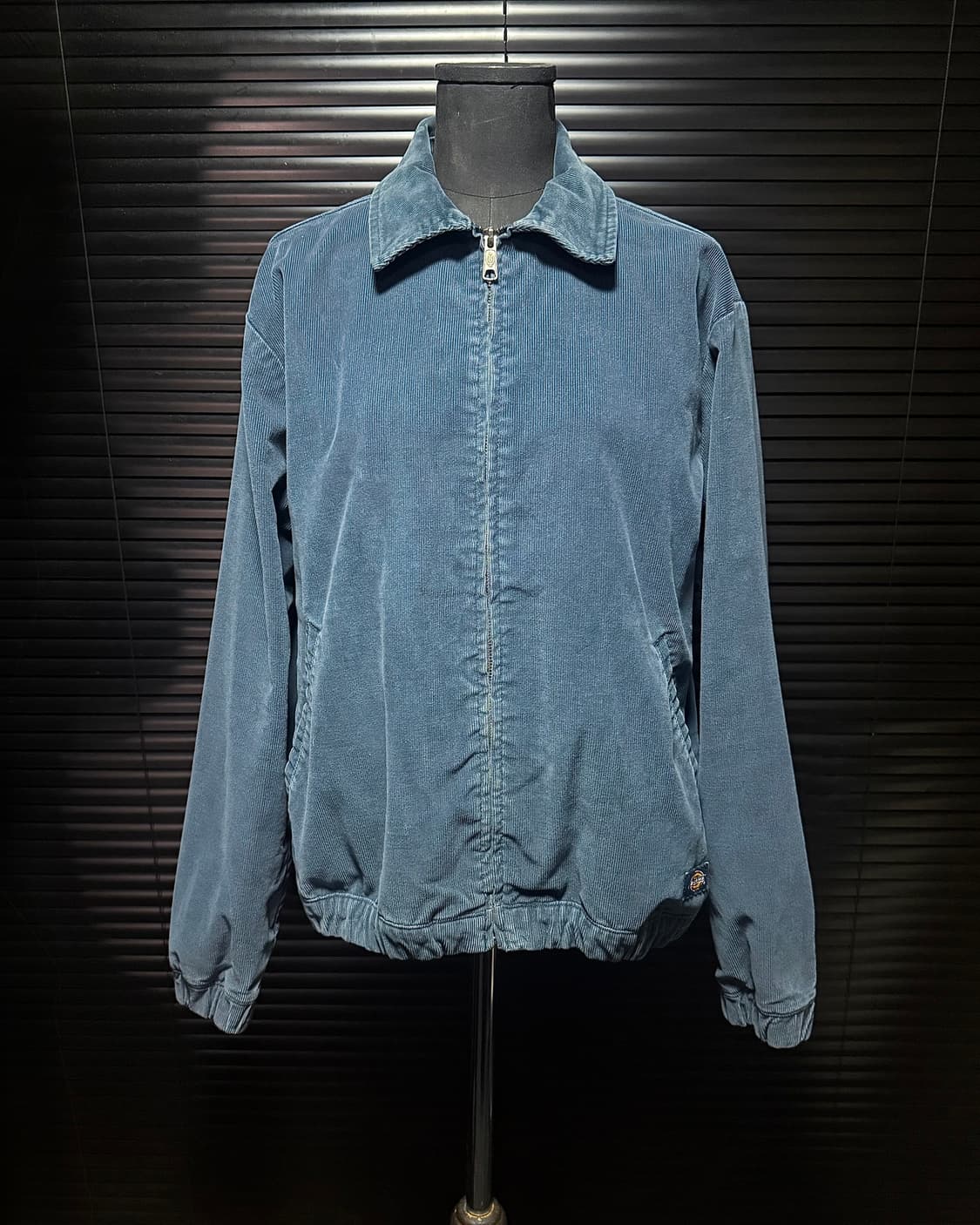 디키즈 블루 하늘 코듀로이 골덴 블루종 봄버 집업 워크 자켓 아이젠하워 상품이미지2