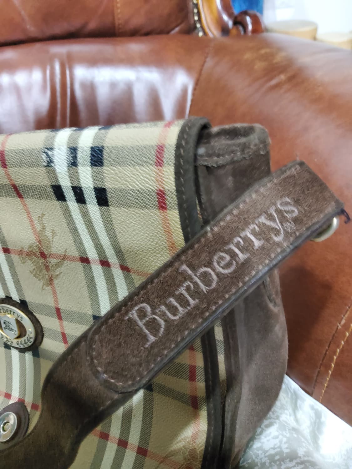빈티지 버버리 크로스백 90년대초 제품 상품이미지4