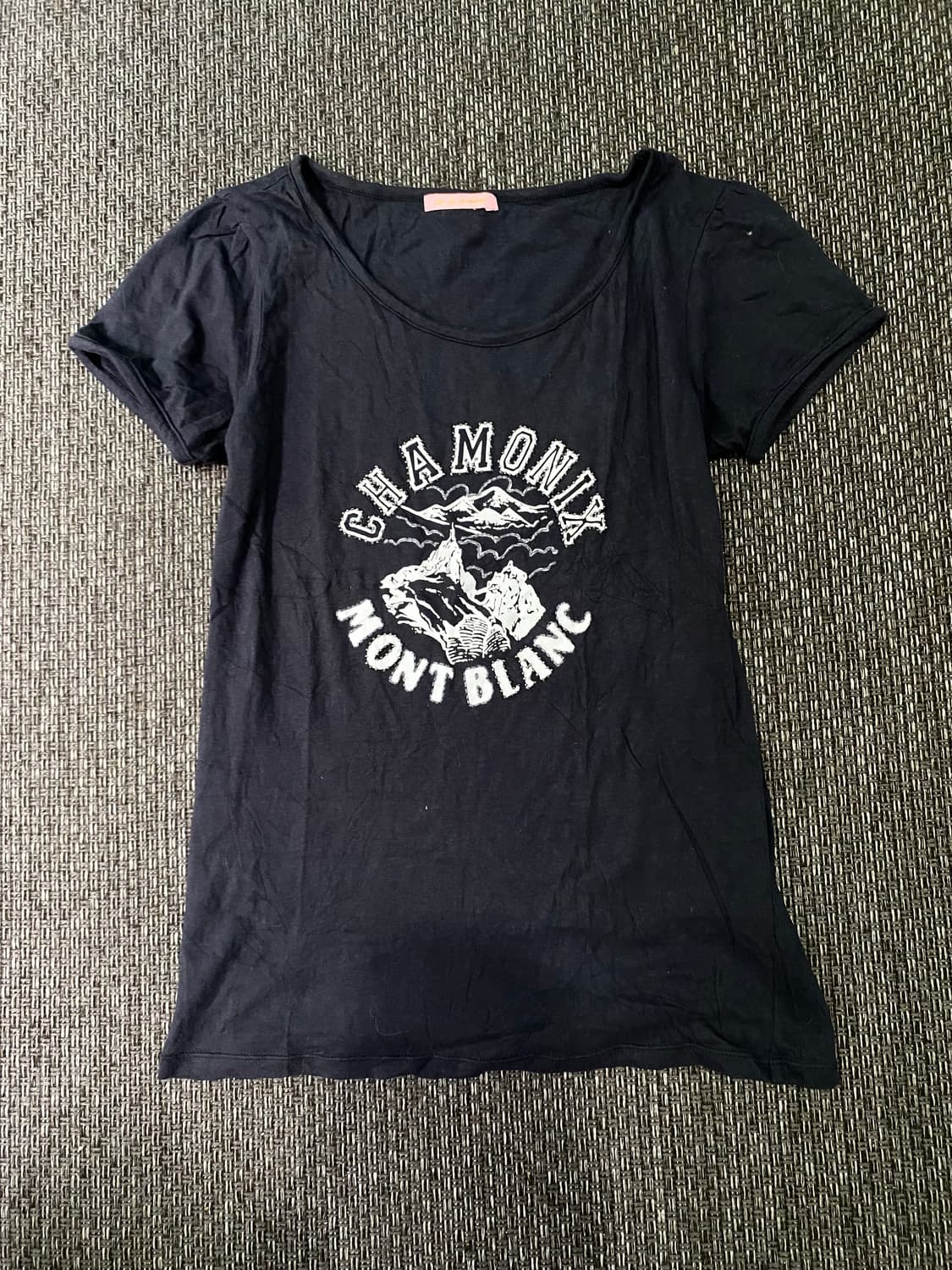 Y2K Print Slim Fit Tee 상품이미지5