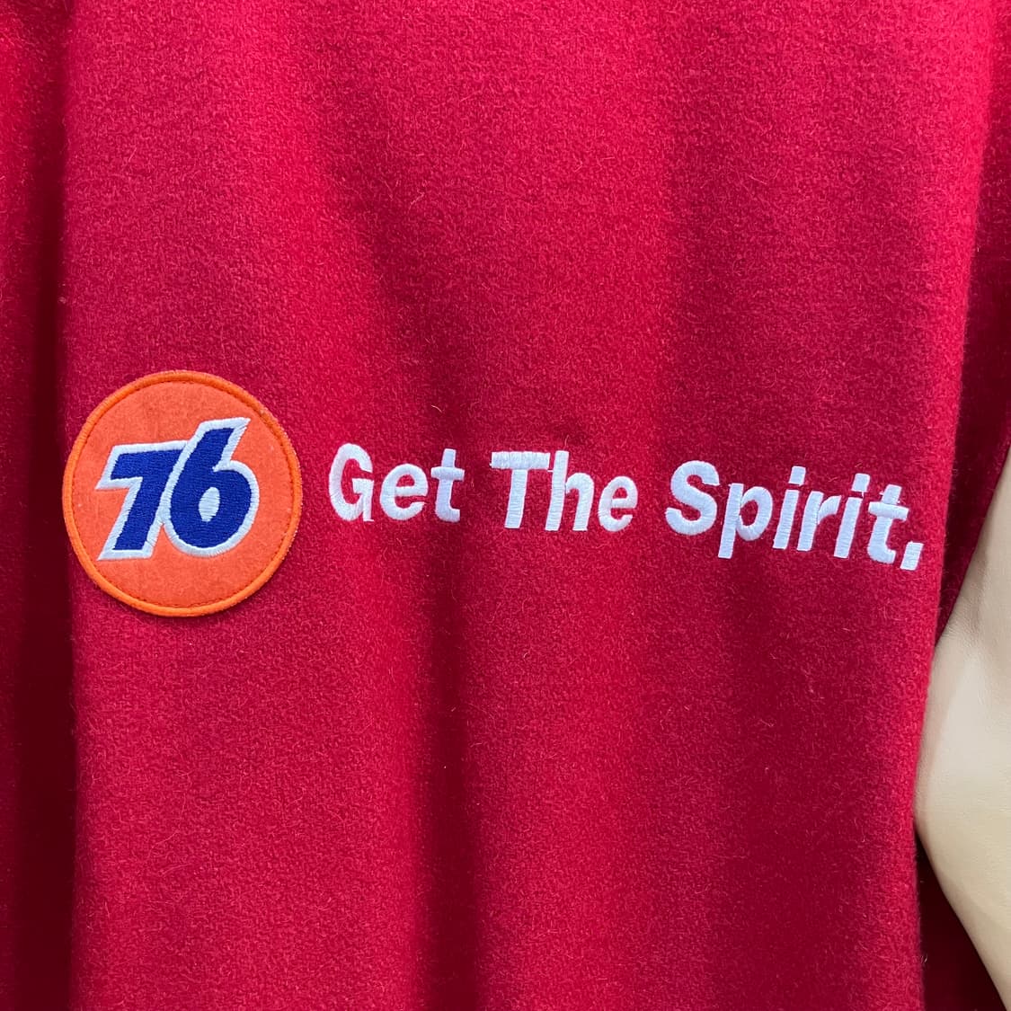 VTG 76 루브리컨츠 울 바시티 자켓 M  상품이미지5