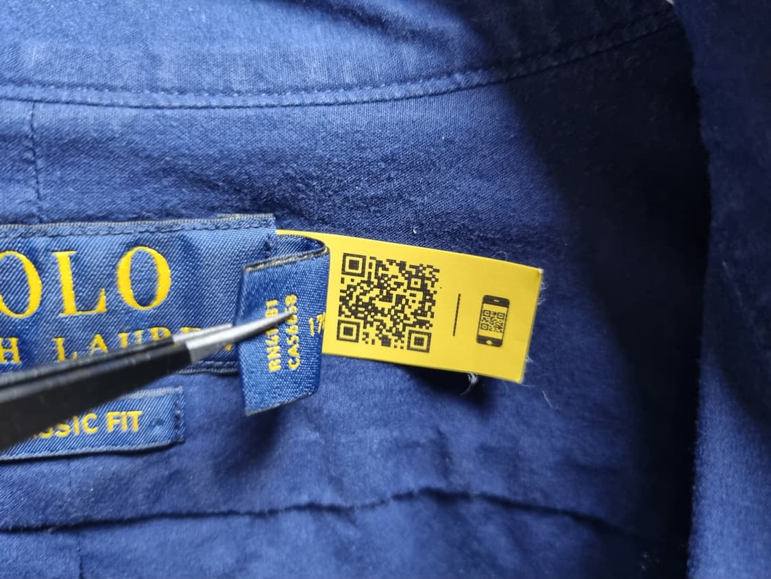 남성 2022 폴로 랄프로렌 QR인증 네이비 NAVY 긴팔 남방 셔츠 상품이미지4