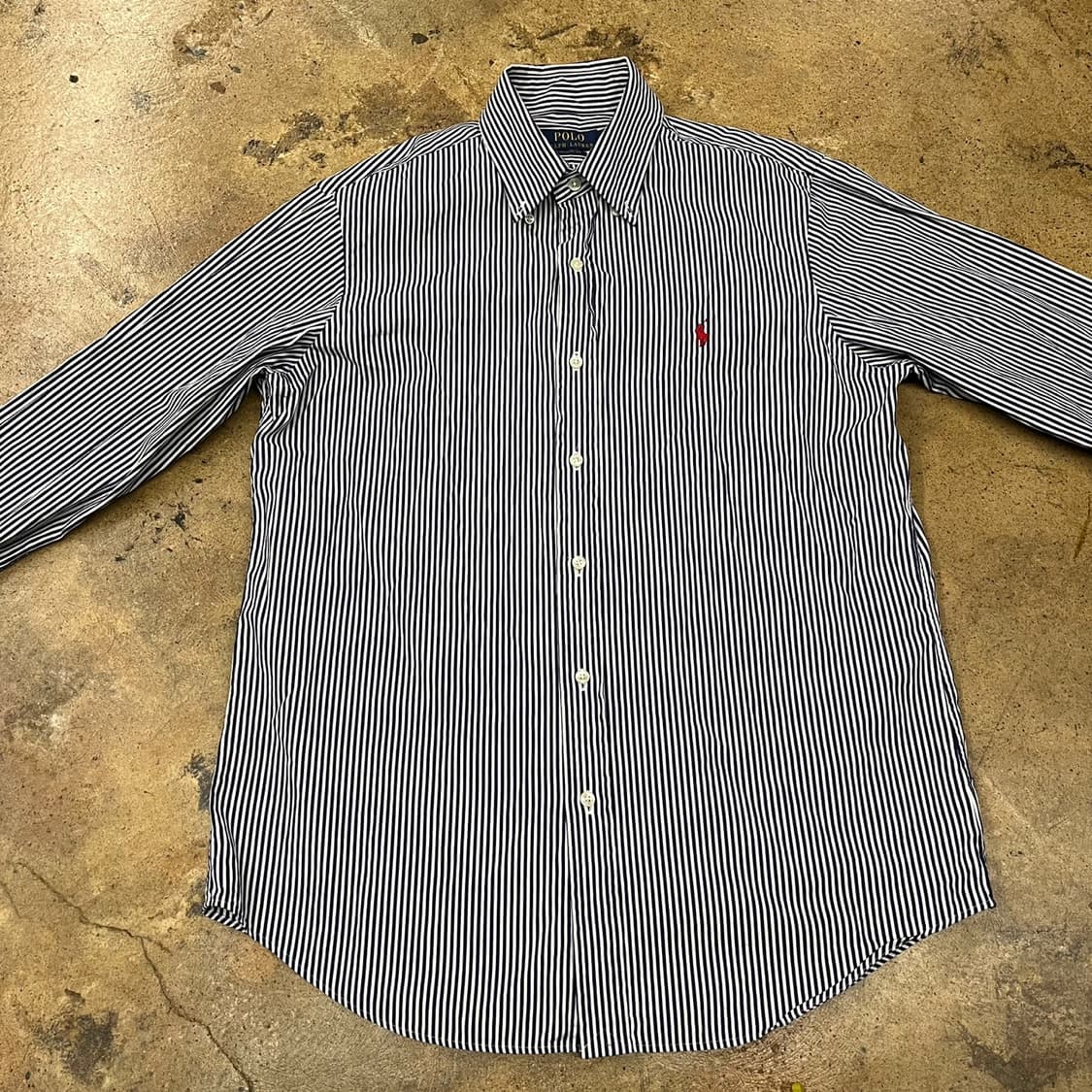 [정품/M] 폴로 랄프로렌 스트라이프 셔츠 b16 상품이미지3