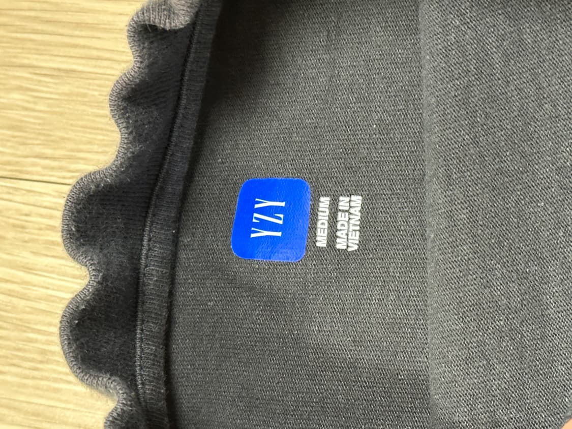 YZY GAP 롱슬리브 블랙 (M) 상품이미지4