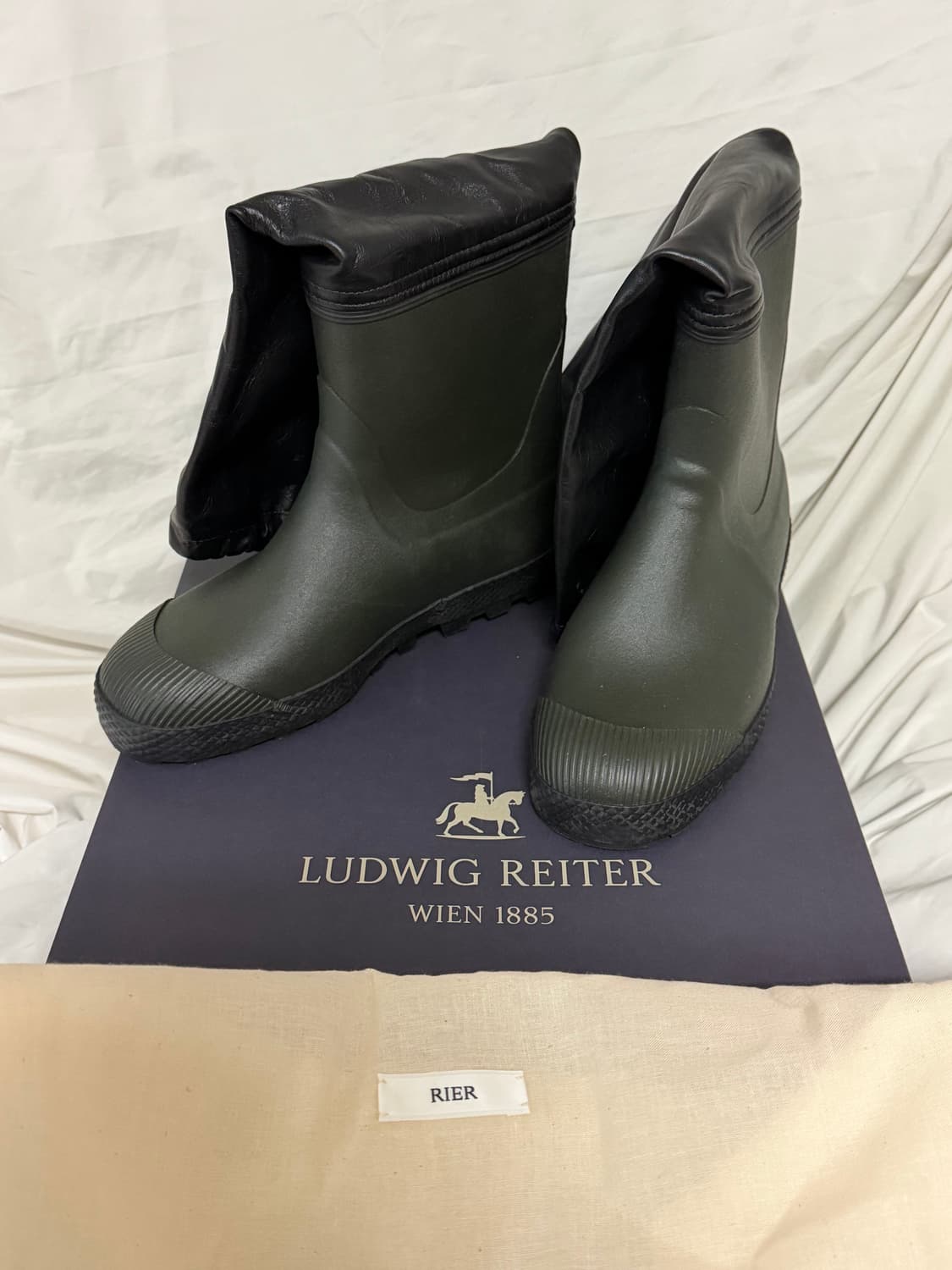 리에르 레더 탑 레인부츠 상품이미지5